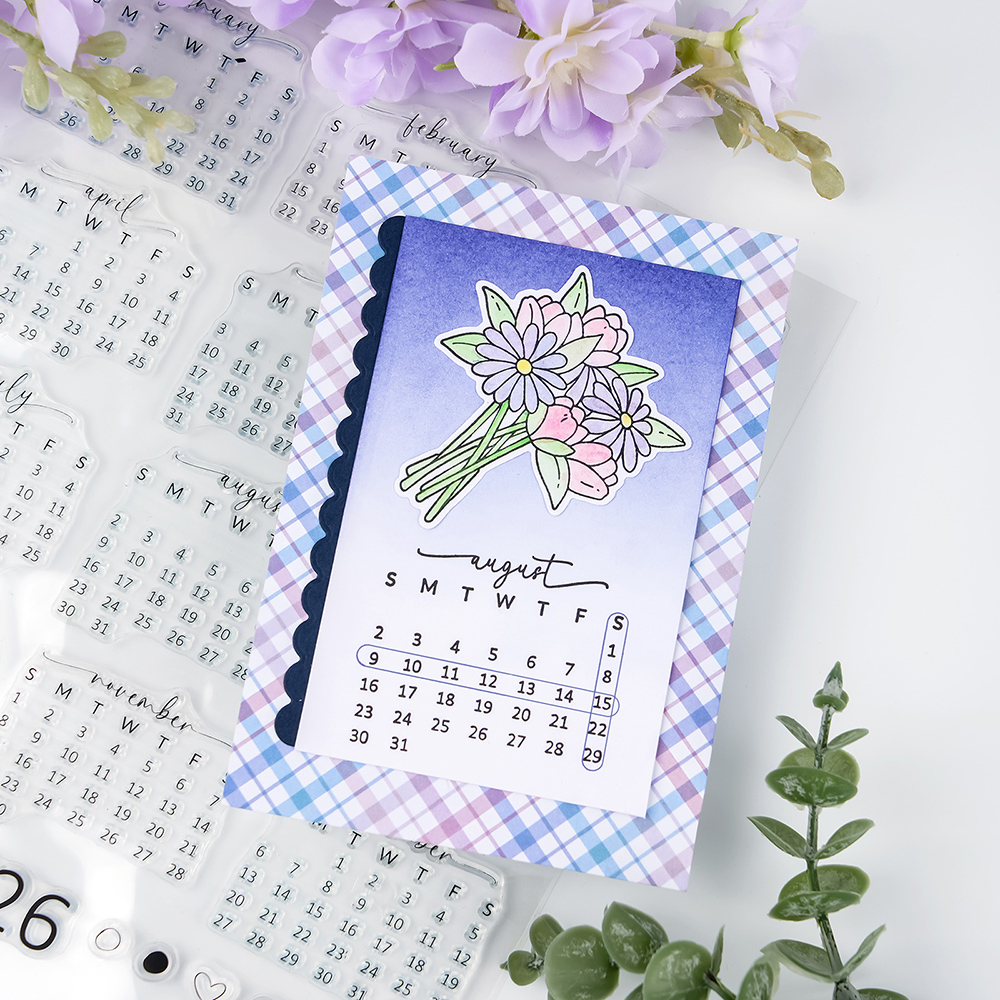 Calendar Date 2026 Clear Stamp – обзор и цена Rubber Date Stamp