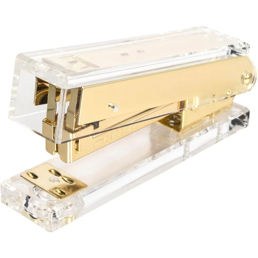 Compact Clear Acrylic Gold Sta – обзор и цена Stapler Half Strip