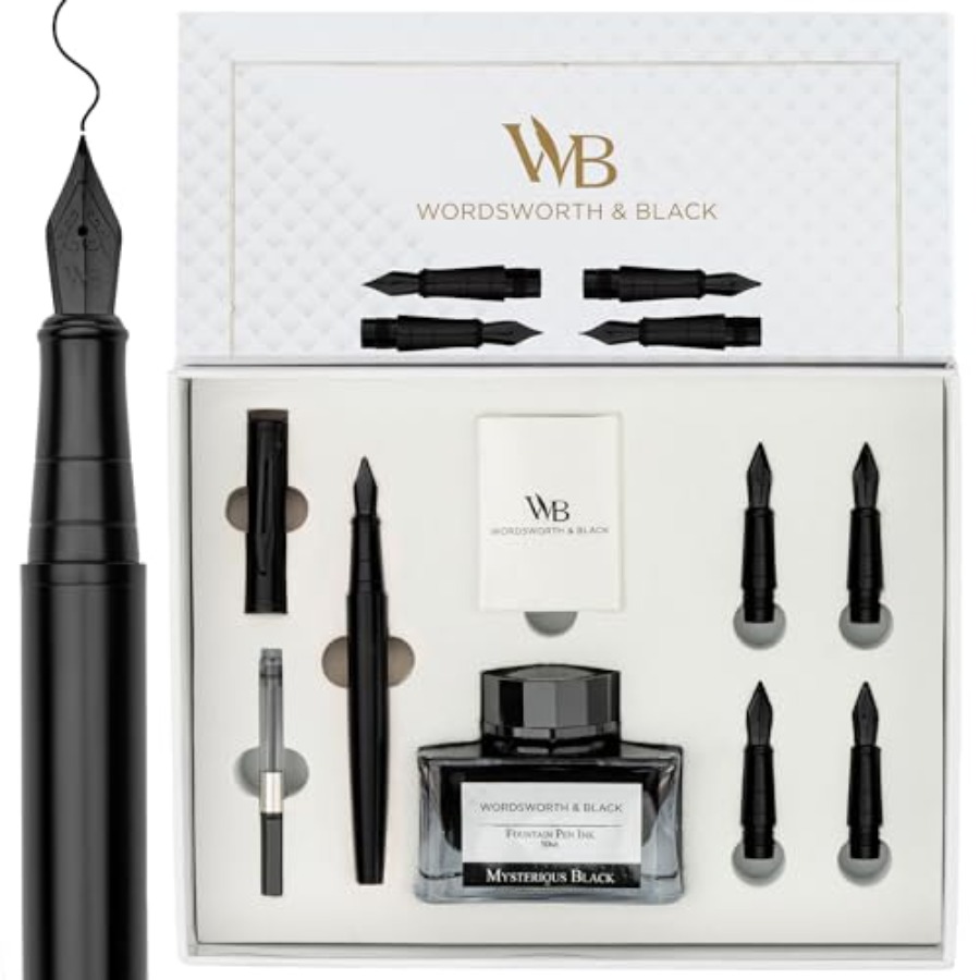 Fountain Pen Gift Set, Include – обзор и цена Fountain Pen Bottled Ink