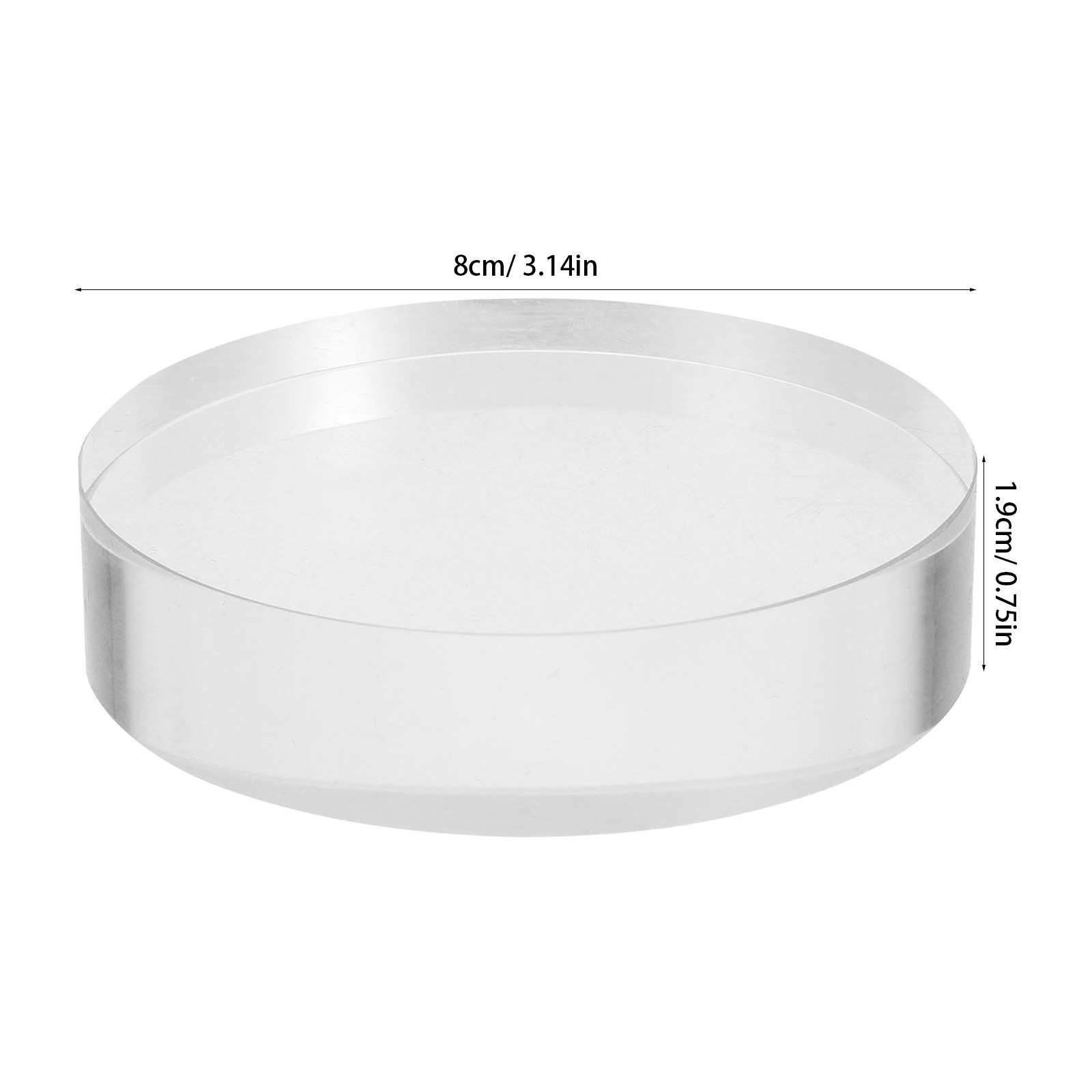 2Pcs Clear Round Crystal Glass – обзор и цена Book Weight Glass