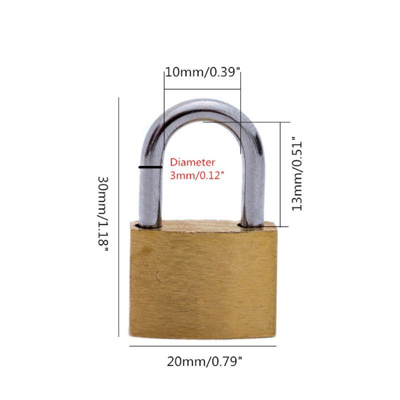 Brass Padlock with Keys, Small – обзор и цена Letter Opener Brass