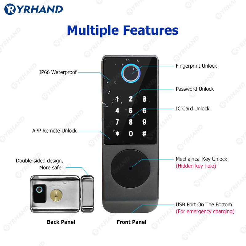 Tuya Smart lock Waterproof Wif – обзор и цена Letter Opener Brass