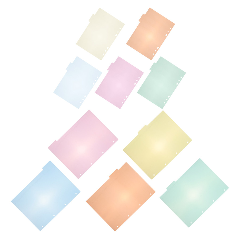 1Set Pastel Binder Dividers Pl – обзор и цена Tab Divider A4