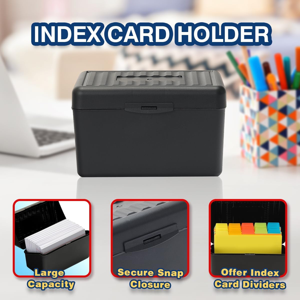 4x6 Inch Index Card Holder wit – обзор и цена Index Card Holder